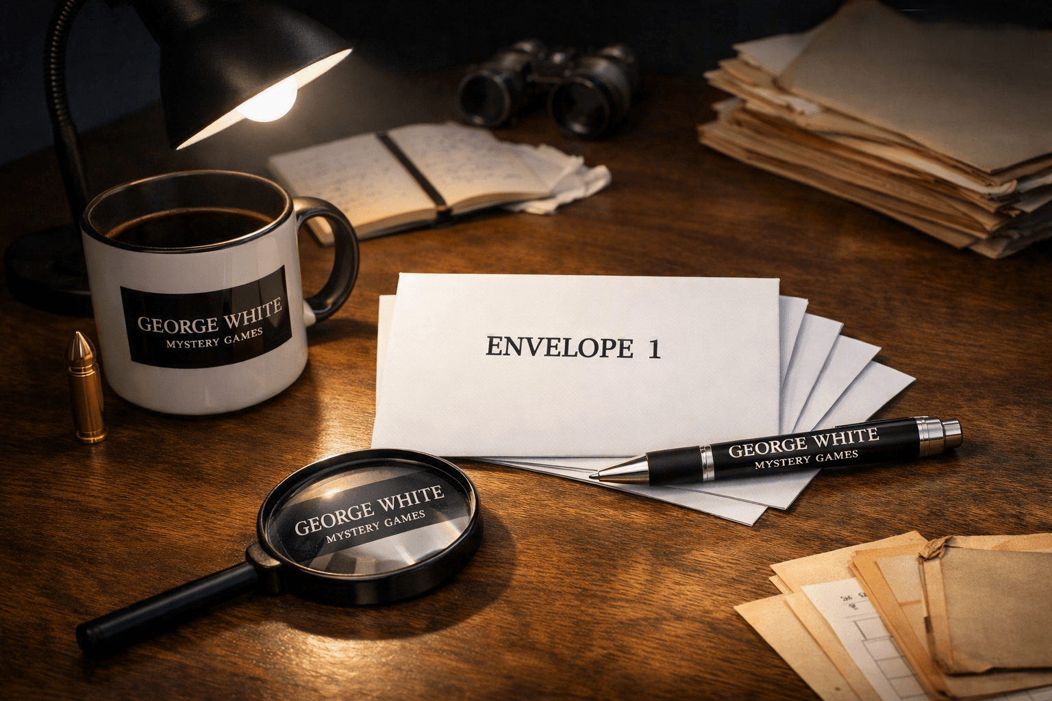 desk with gwmg items opt